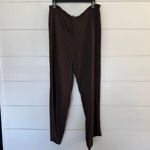Eileen Fisher Women’s Medium Brown Silk Pants